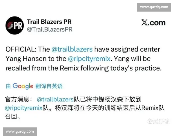 杨瀚森森林狼试训收官 首轮机会窗口即将关闭